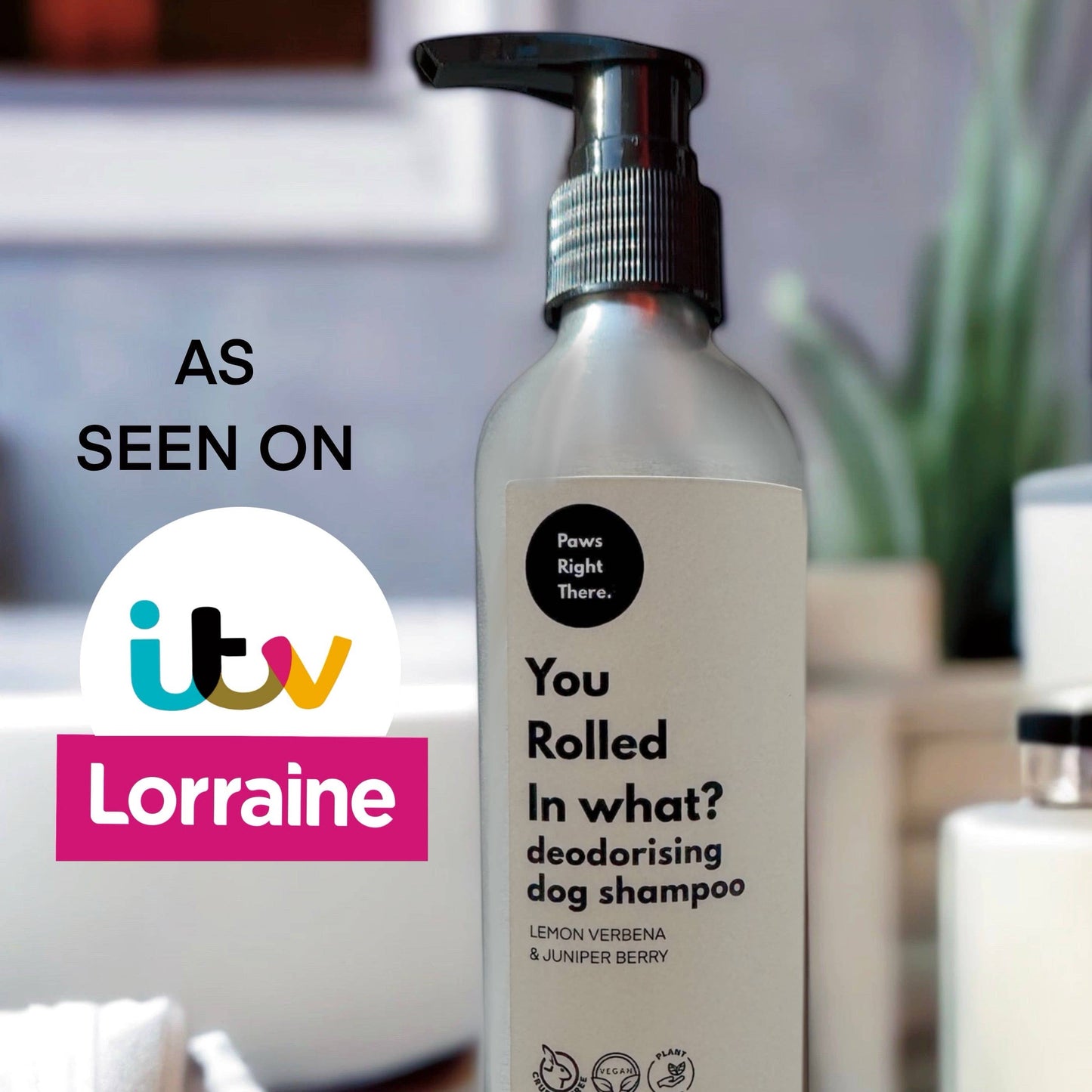 ‘You rolled in what’ with Pump Head | Deodorising Dog Shampoo | Natural 