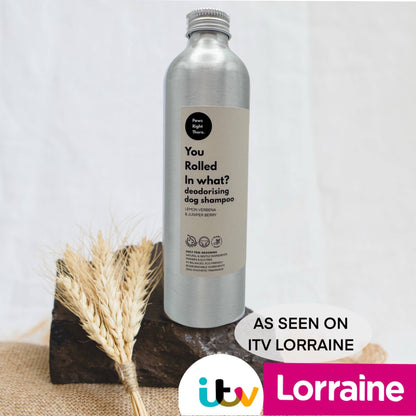 ‘You rolled in what’ with Pump Head | Deodorising Dog Shampoo | Natural 